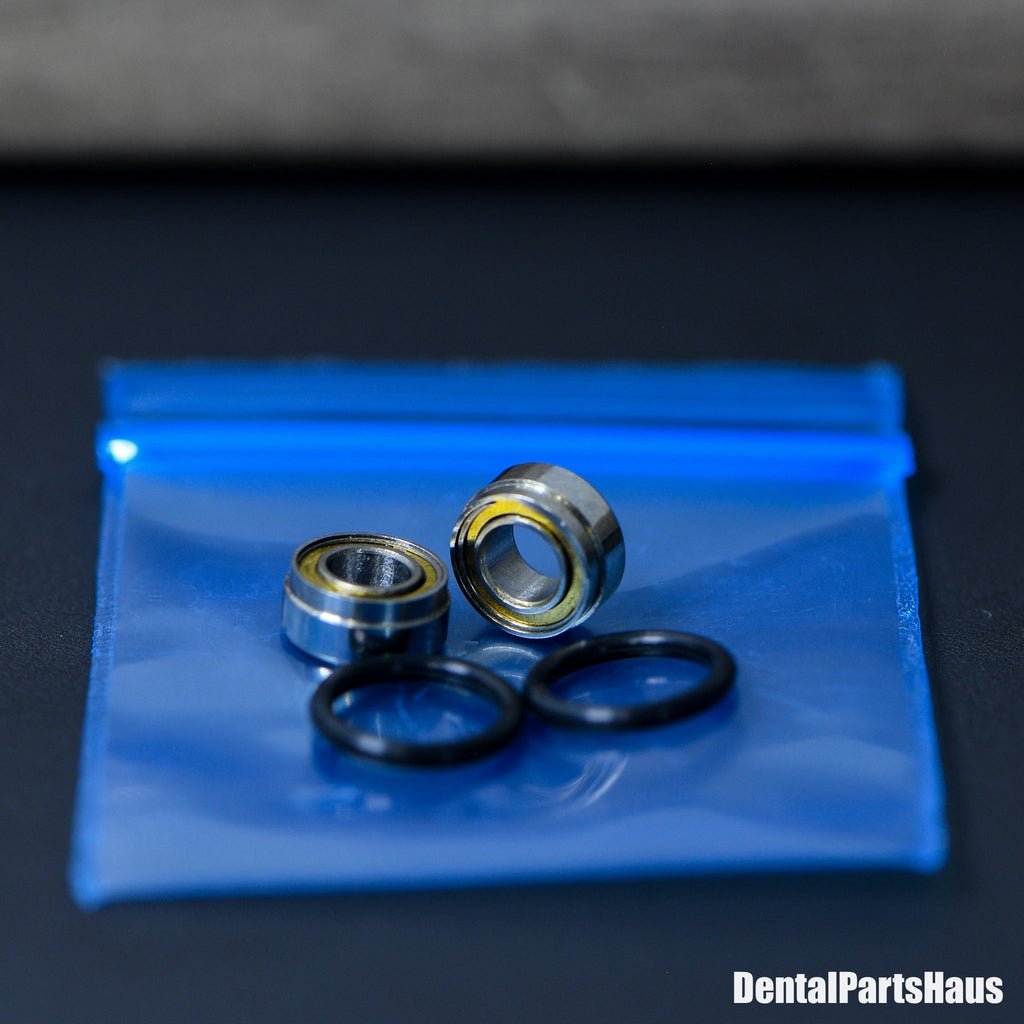 Kavo 630/640 Dental Turbine Rebuild Kit – Ceramic Bearings + Free Coupler O-Rings